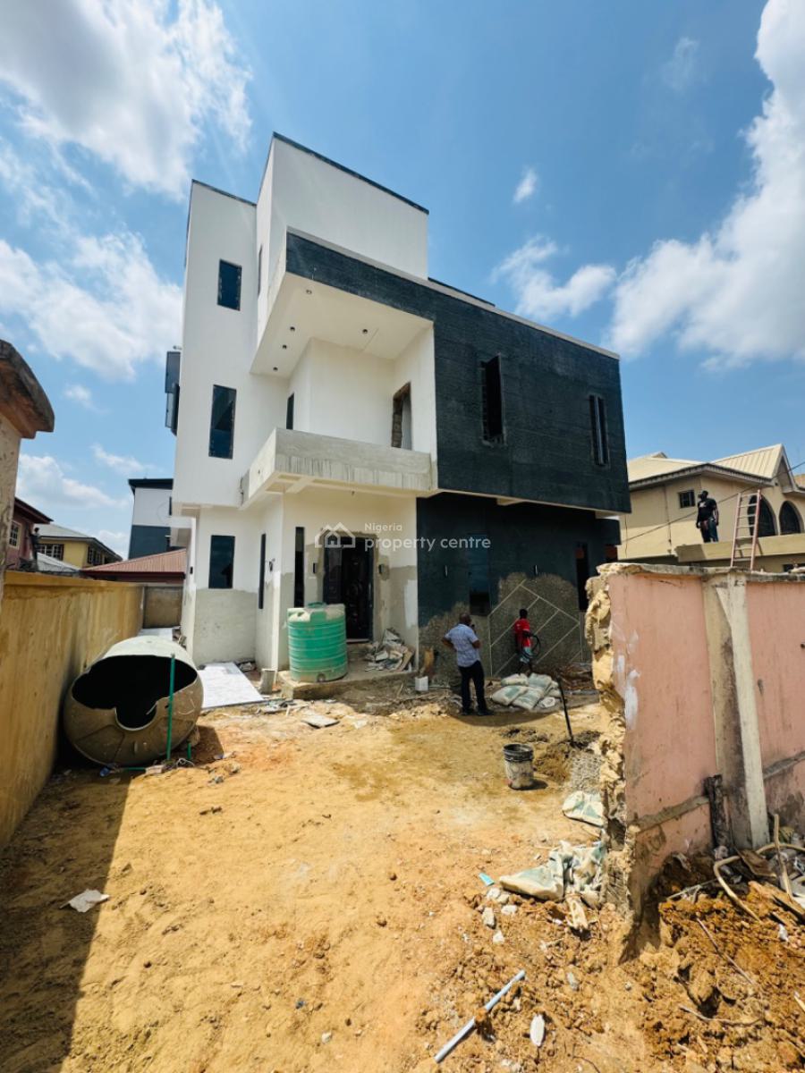 Nicely Built 5 Bedroom Fully Detached Duplex with a Rooftop and Bq, Gra Phase 1, Magodo, Lagos, Detached Duplex for Sale