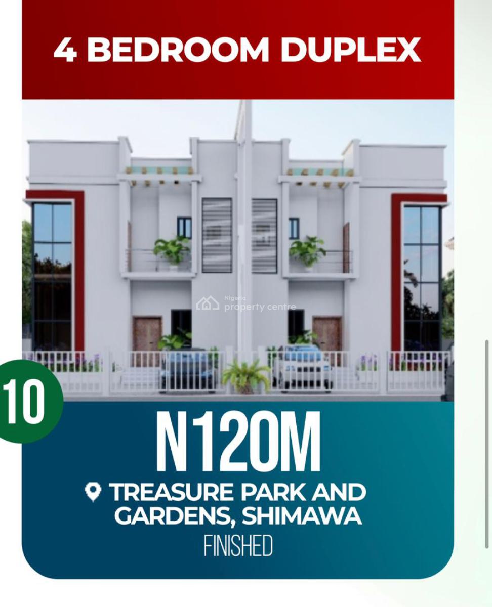 4 Bedroom Duplex on Estate Land., Simawa, Ogun, Detached Duplex for Sale