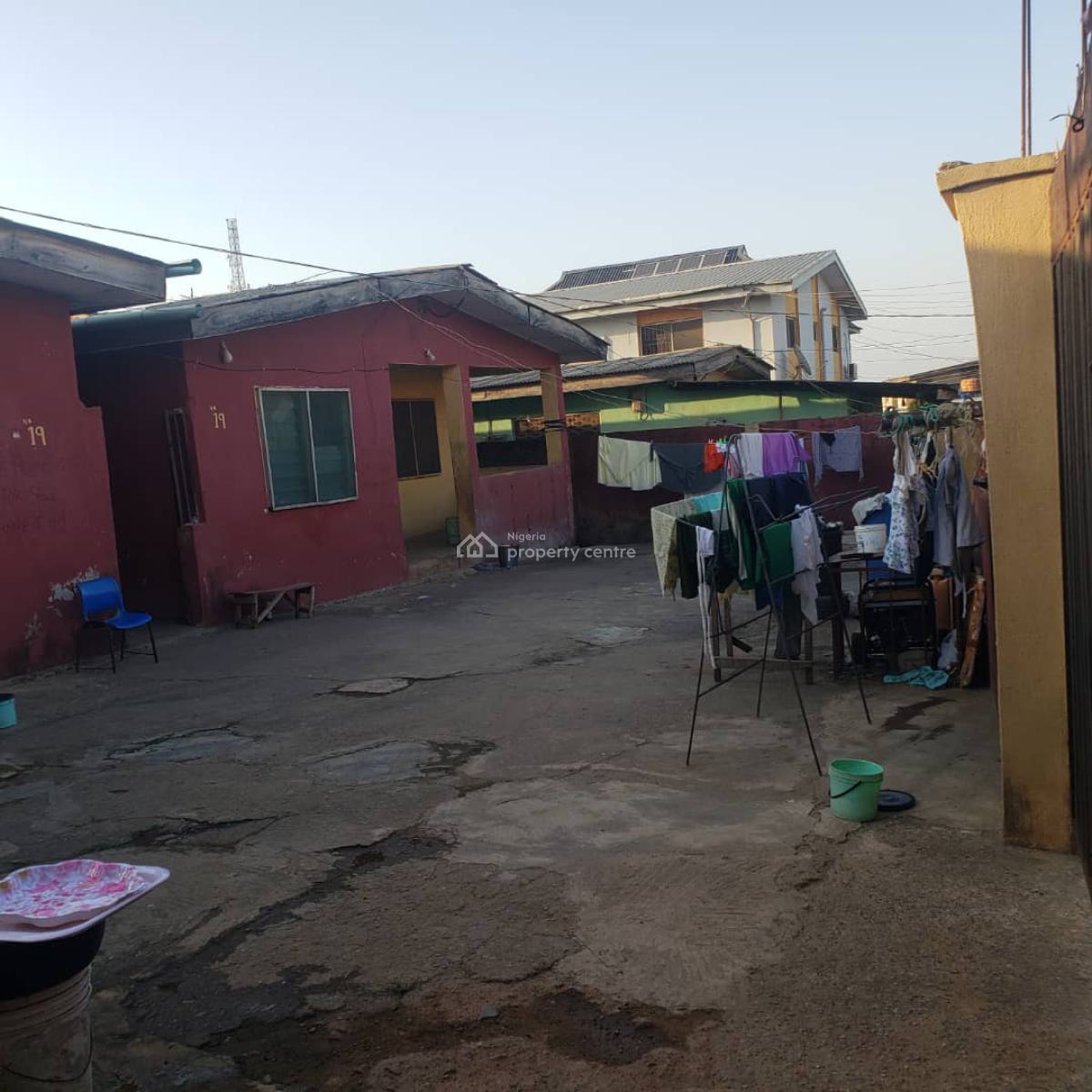 12 Rooms & 7r/parlor Boys Quarter Bungalow at Serene Area of Ojodu for, Ojodu, Lagos, Block of Flats for Sale