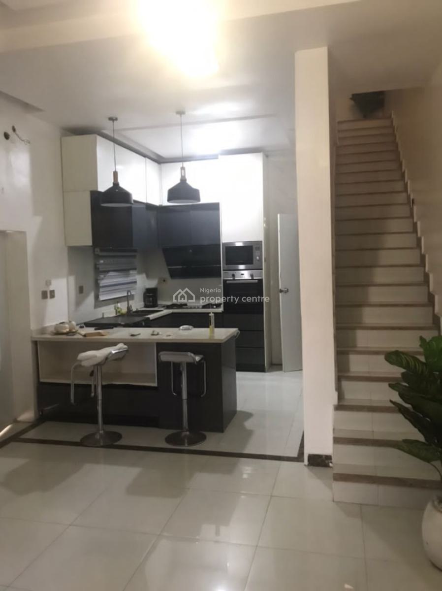 Serviced 3 Bedroom Terrace with a Bq, Henry Montego Estate, Lekki Palm City, Ado, Ajah, Lagos, Terraced Duplex for Rent