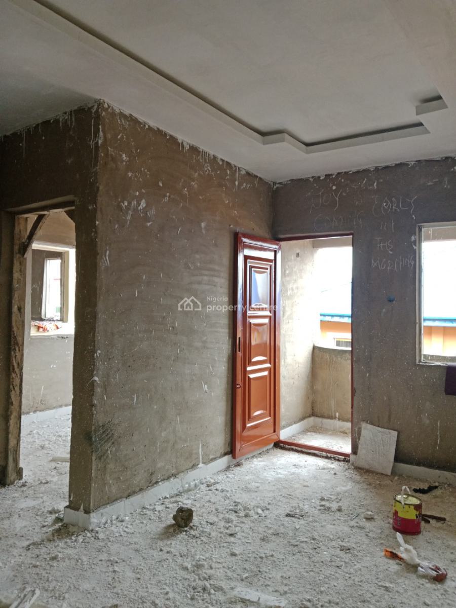 Newly Built Mini Flat Up and Down, Off College Road, Ogba, Ikeja, Lagos, Mini Flat (room and Parlour) for Rent