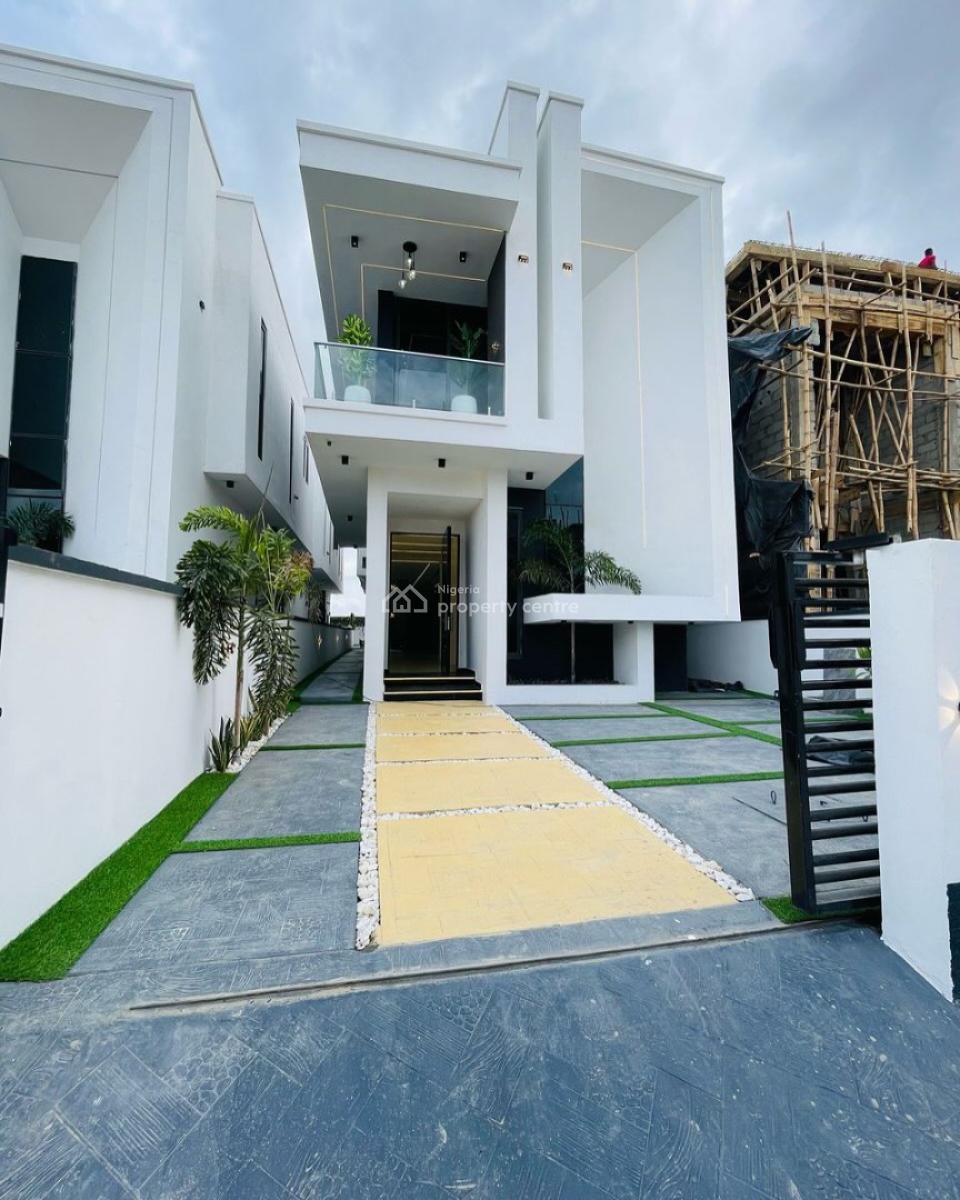 Exquisitely Carved Luxury 5 Bedroom Duplex with Swimming Pool and Bq, Ajah, Lagos, House for Sale