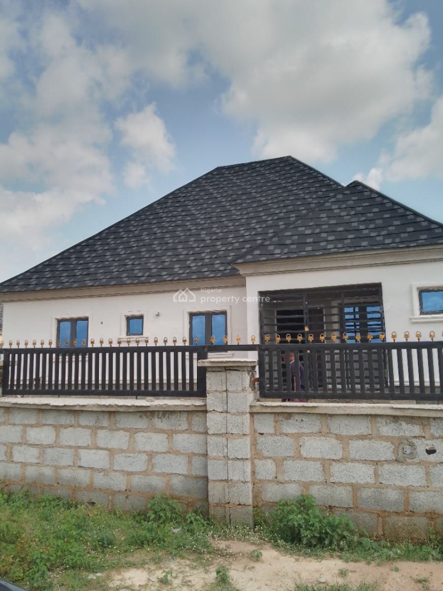Semi Finished 3 Bedrooms Detached Bungalow with Space for Bq, Idu Industrial, Abuja, Detached Bungalow for Sale