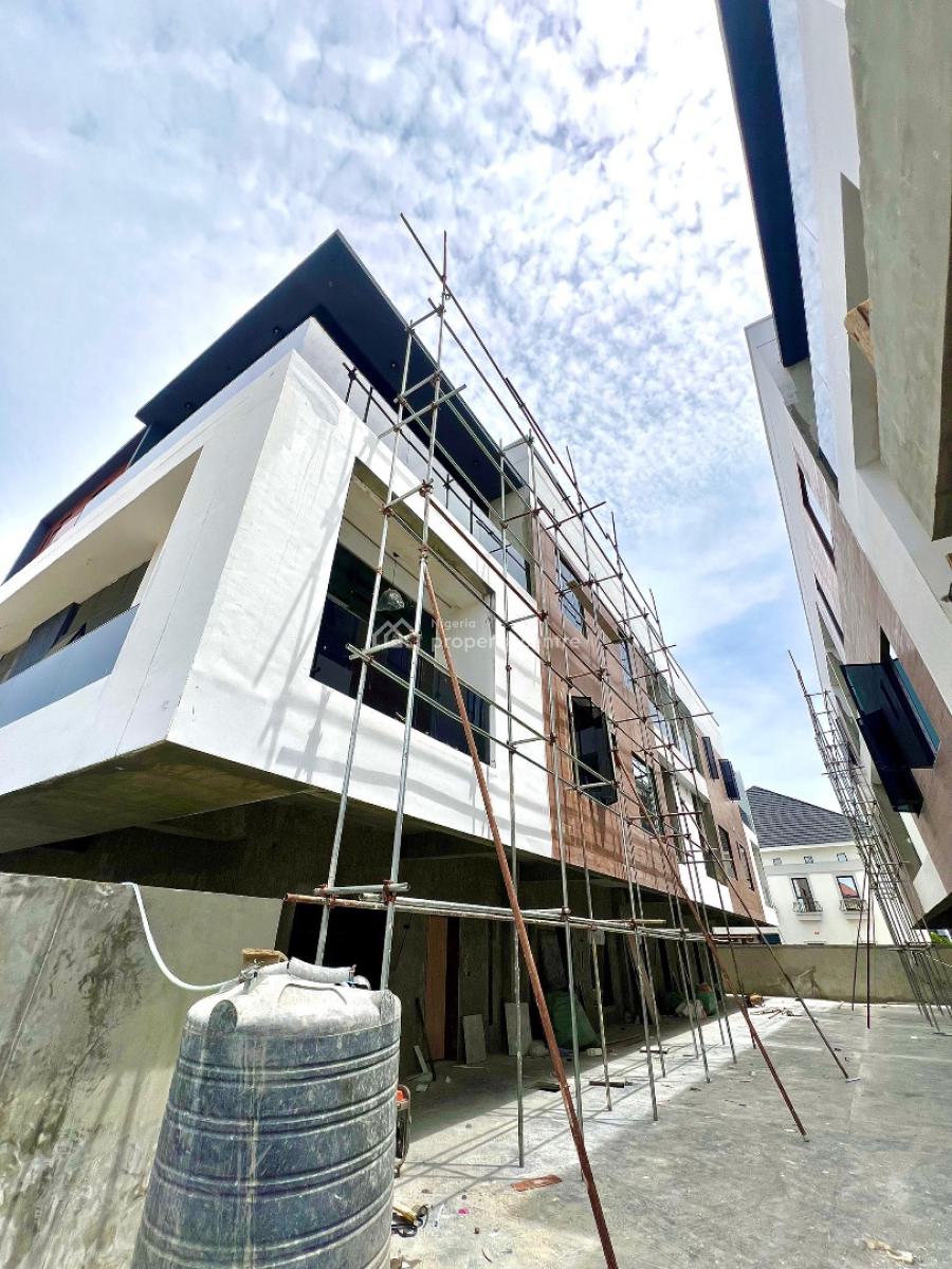 Luxury 4-bedroom Terrace Duplex with Bq, Gym, Swimming Pool, and Cinem, Lekki Phase 1, Lekki, Lagos, Terraced Duplex for Sale