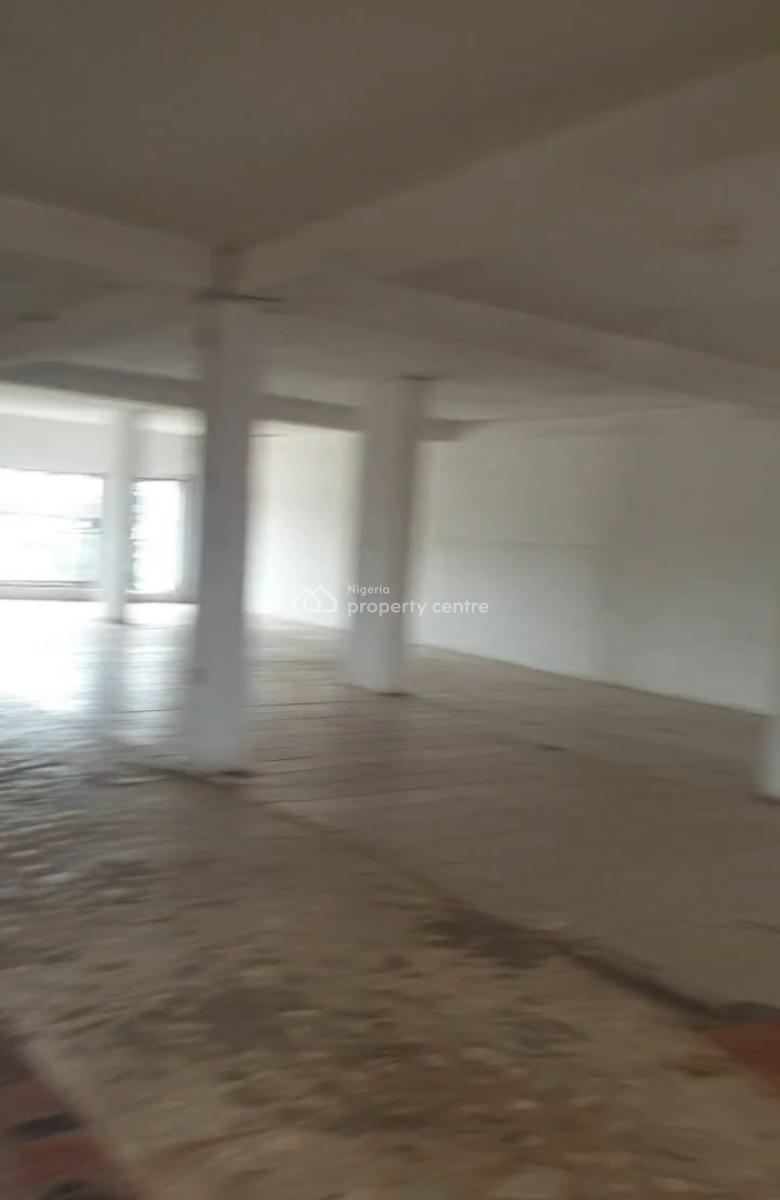 a Big and Spacious Open Space Upstairs with Personal Staircase, with 2 Toilets, Akowonjo, Alimosho, Lagos, Warehouse for Rent