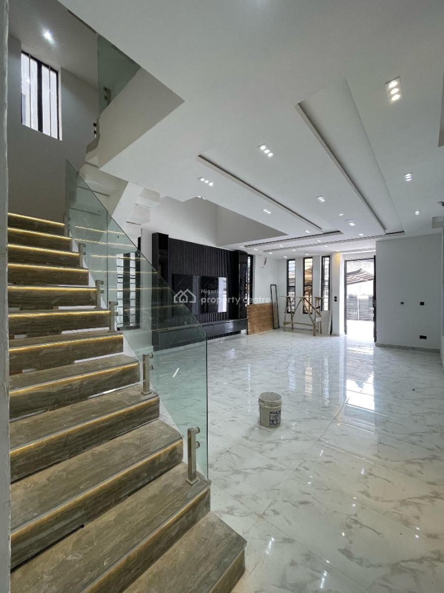 Contemporary 5 Bedroom Fully Detached Duplex with Cinema, Pool and Bq, Idado, Lekki, Lagos, Detached Duplex for Sale