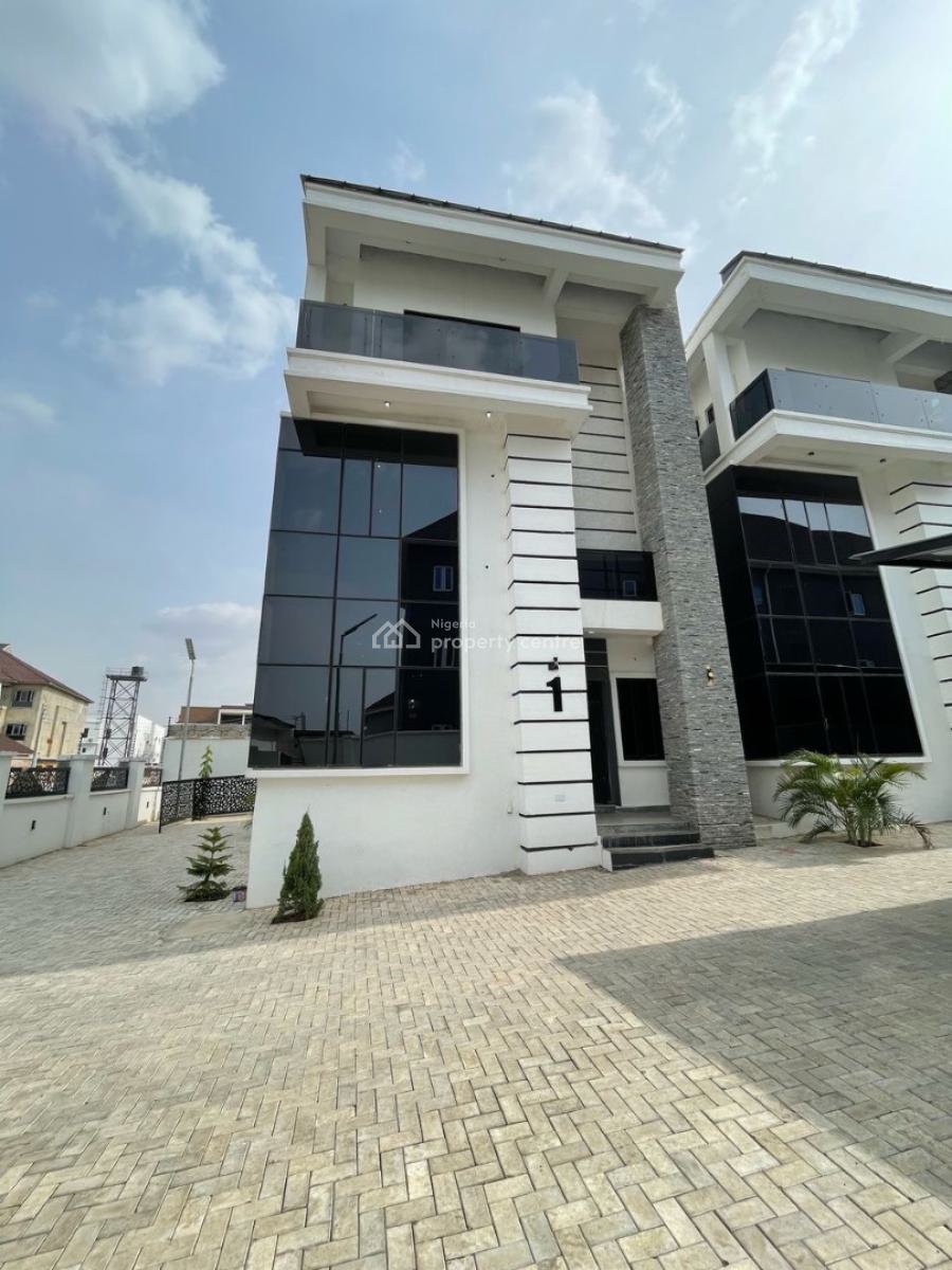 Luxury 4 Bedroom Terrace Duplex with Bq, Jahi, Abuja, Terraced Duplex for Sale