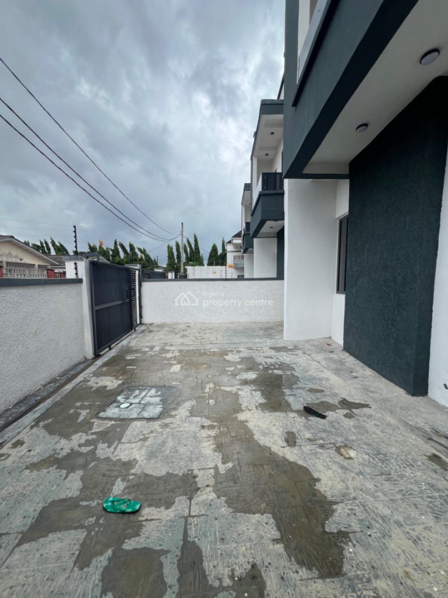 4 Bedroom Terrace Duplex with Private Compound and Bq in an Estate, Sangotedo, Ajah, Lagos, Semi-detached Duplex for Sale