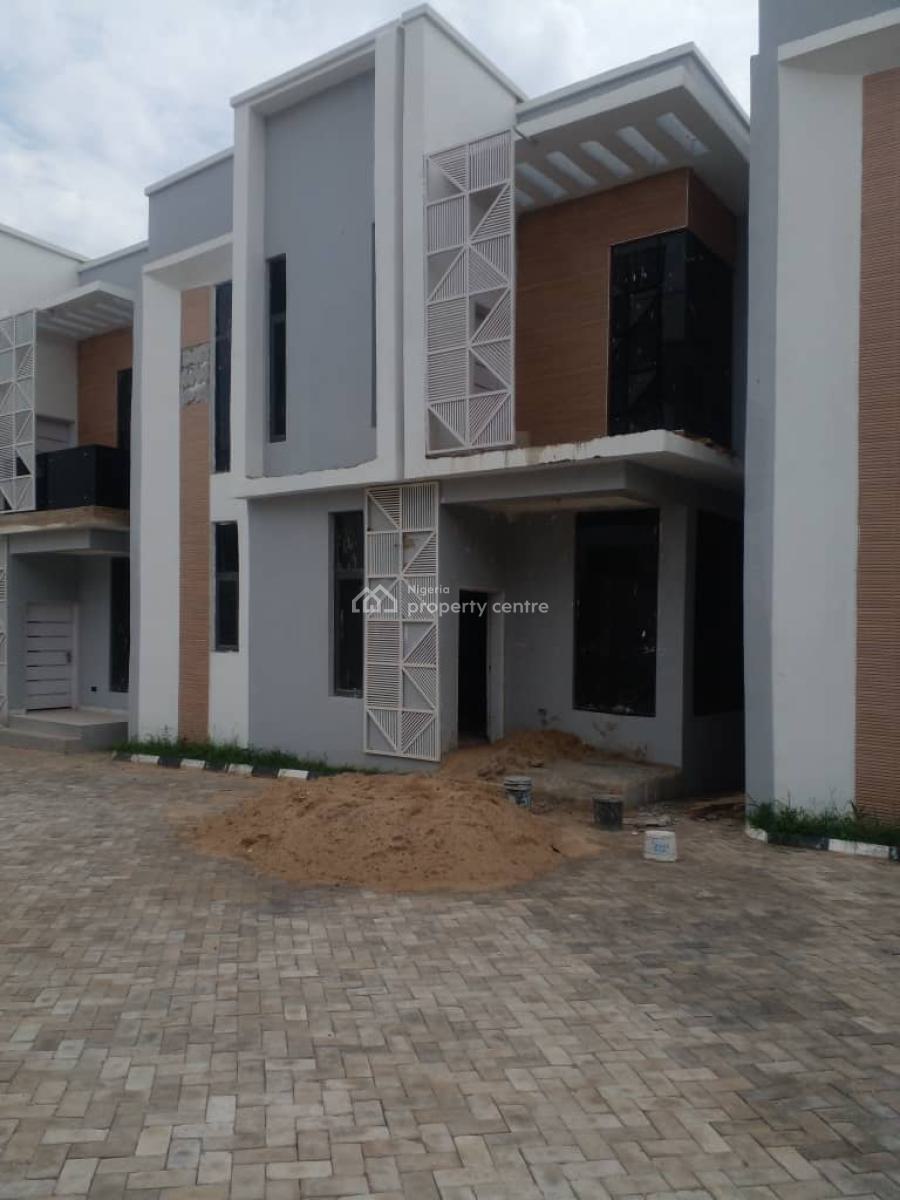 Newly Built 4 Bedroom Terrace Duplex Without Bq, By Water Board, Asokoro District, Abuja, Terraced Duplex for Sale