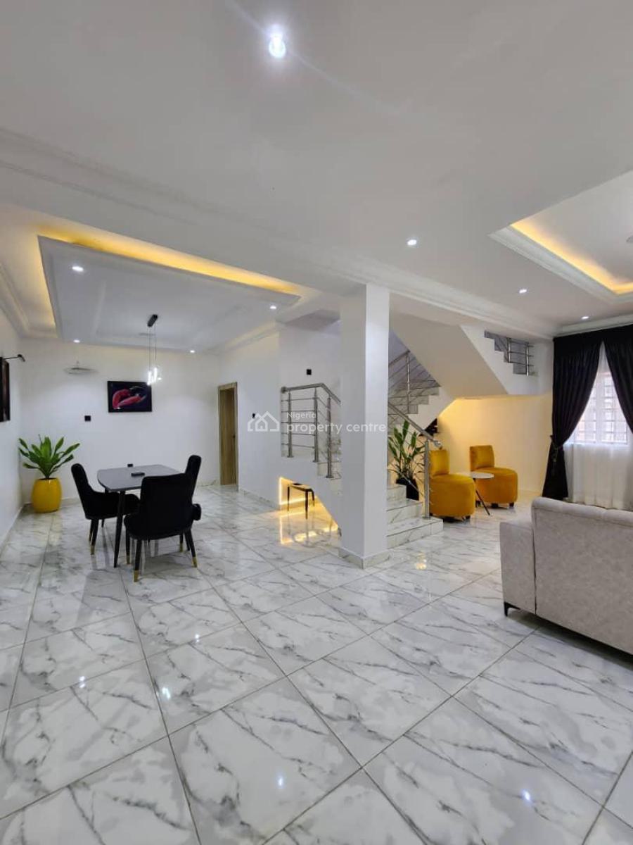 Fully Serviced and Furnished 3 Bedroom Terraced Duplex with Bq, Ikate, Lekki, Lagos, Terraced Duplex for Rent