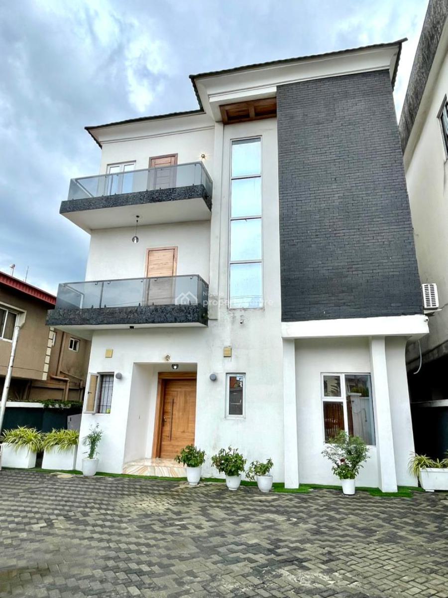 5 Bedroom Terrace Duplex with Cinema,pool and Game Room, Chief Augustine Anozie Street, Lekki Phase 1, Lekki, Lagos, Terraced Duplex Short Let