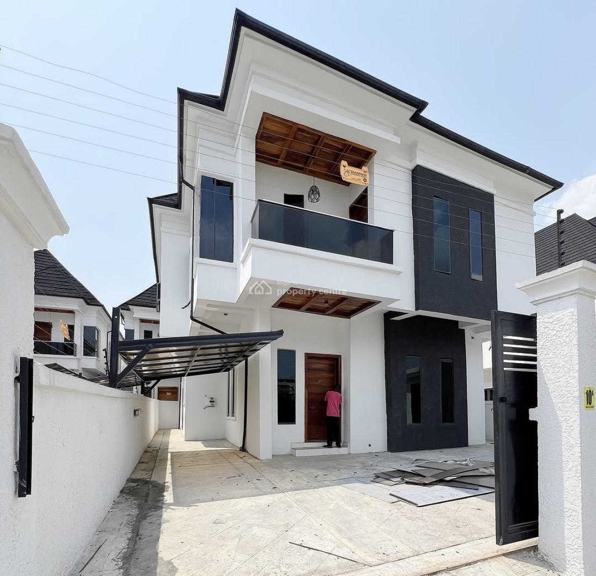 5 Bedroom Detached Duplex with a Bq, Chevron Toll Gate, Orchid, Lekki, Lagos, Detached Duplex for Sale