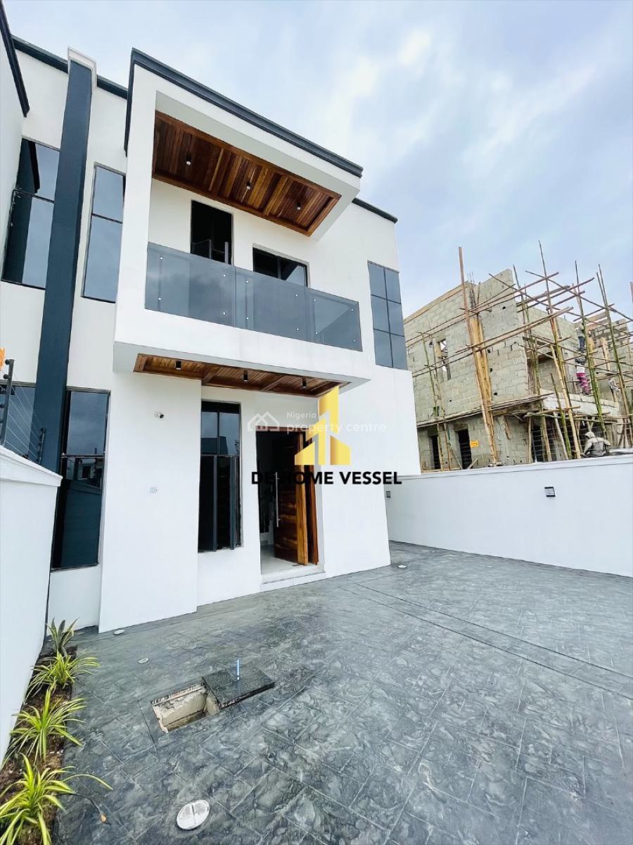 Modestly Finished Luxury 4 Bedroom Semi- Detached Duplex with Bq, Chevron, Lekki, Lagos, Semi-detached Duplex for Sale