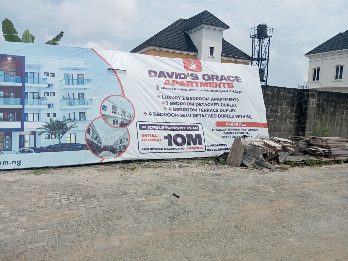 Lovely 2 Bedroom Luxury Flat in Developed Area, Atlantic Nominee Estate, Off Lekki - Epe Express, Sangotedo, Ajah, Lagos, Block of Flats for Sale