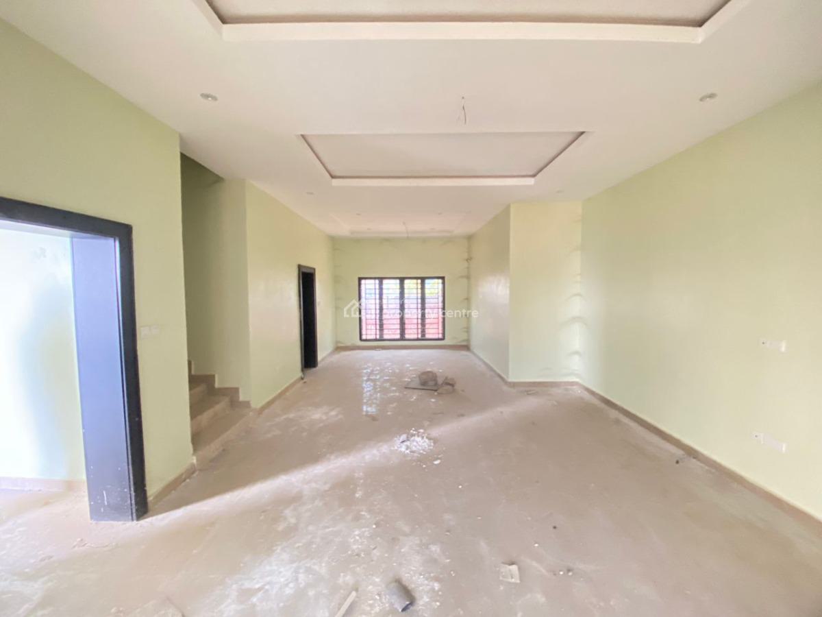 Serviced 4 Bedrooms Terrace Duplex with Bq and Acs and Gen, By Dakibiyu, Jabi, Abuja, Terraced Duplex for Rent