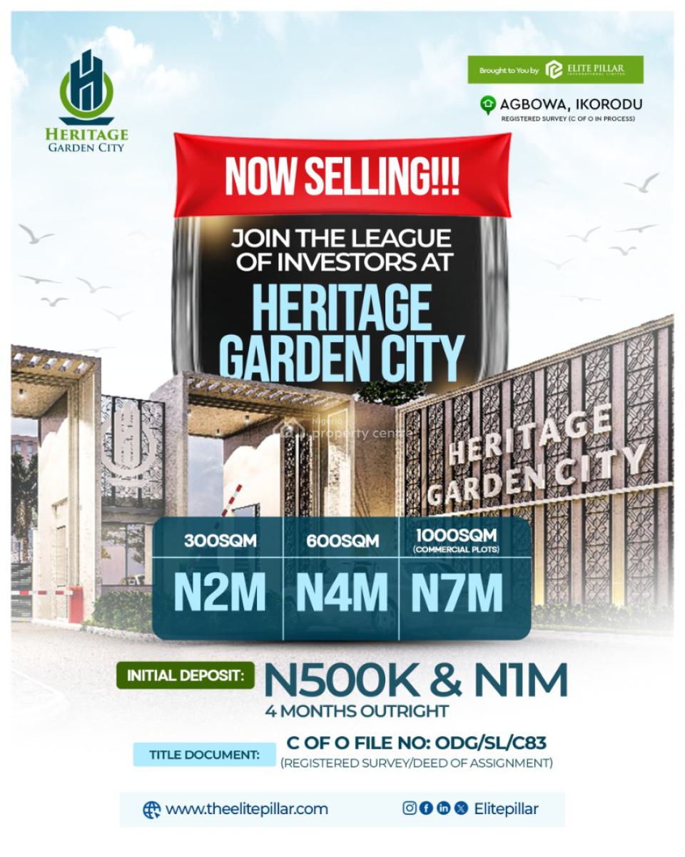 Own a Quality Piece of Land in Nigeria in Most Sought After Location, Agbowa, Ikorodu, Lagos, Mixed-use Land for Sale
