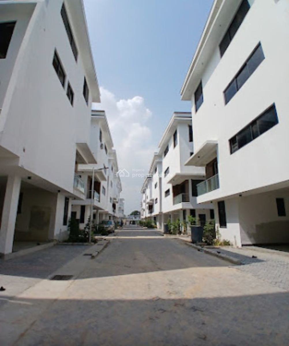Newly Built 4 Bedroom Luxurious Terrance Houses with Bq in a Mini Estate, Keffi Street, Off Awolowo Road, Ikoyi, Lagos, Terraced Duplex for Rent