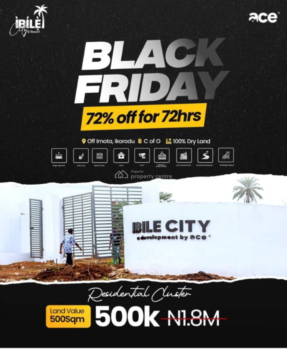 Black Friday Promo for Plots of Land Strategically Located, Ibile Residential Estates, Imota, Ikorodu, Lagos, Mixed-use Land for Sale