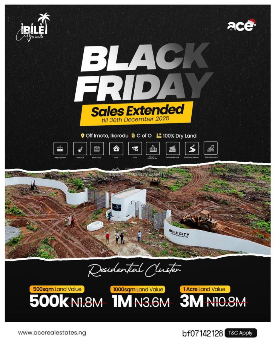 Black Friday Promo for Plots of Land Strategically Located, Ibile Residential Estates, Imota, Ikorodu, Lagos, Mixed-use Land for Sale