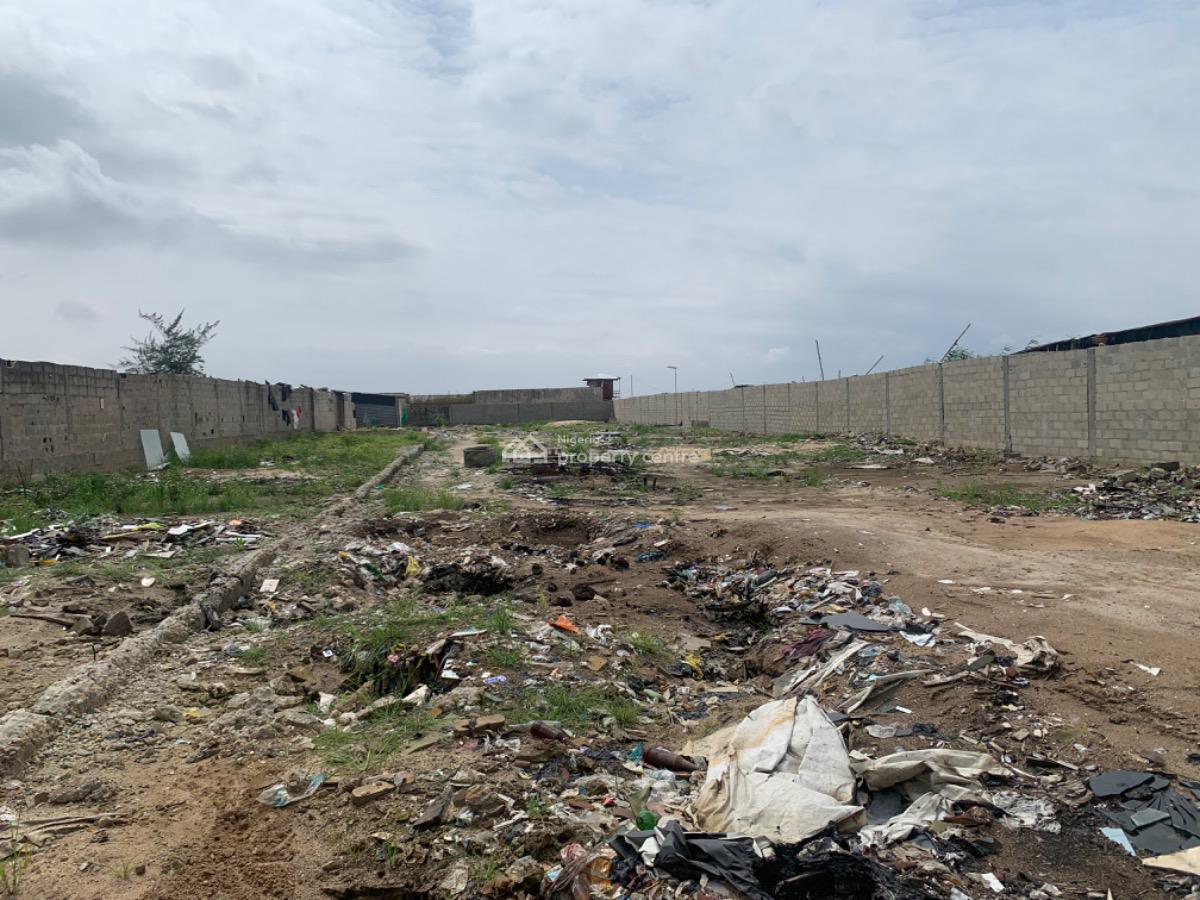 Fenced Land with Good Title Facing The Road, Ado Road, Ajah, Lagos, Land for Sale