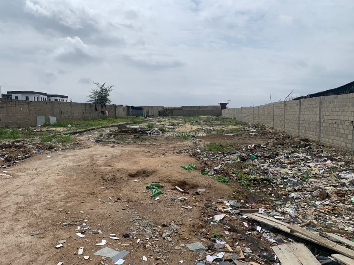 Fenced Land with Good Title Facing The Road, Ado Road, Ajah, Lagos, Land for Sale