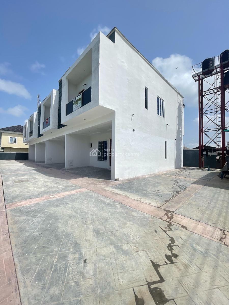 Lovely 4 Bedroom Terraced  Duplex with in a Secured Estate., Mobil Road, Ajah, Lagos, Terraced Duplex for Sale