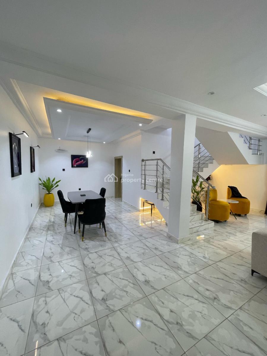 Semi Furnished 3 Bedroom Terraced Duplex, Ikate, Lekki, Lagos, Terraced Duplex for Rent
