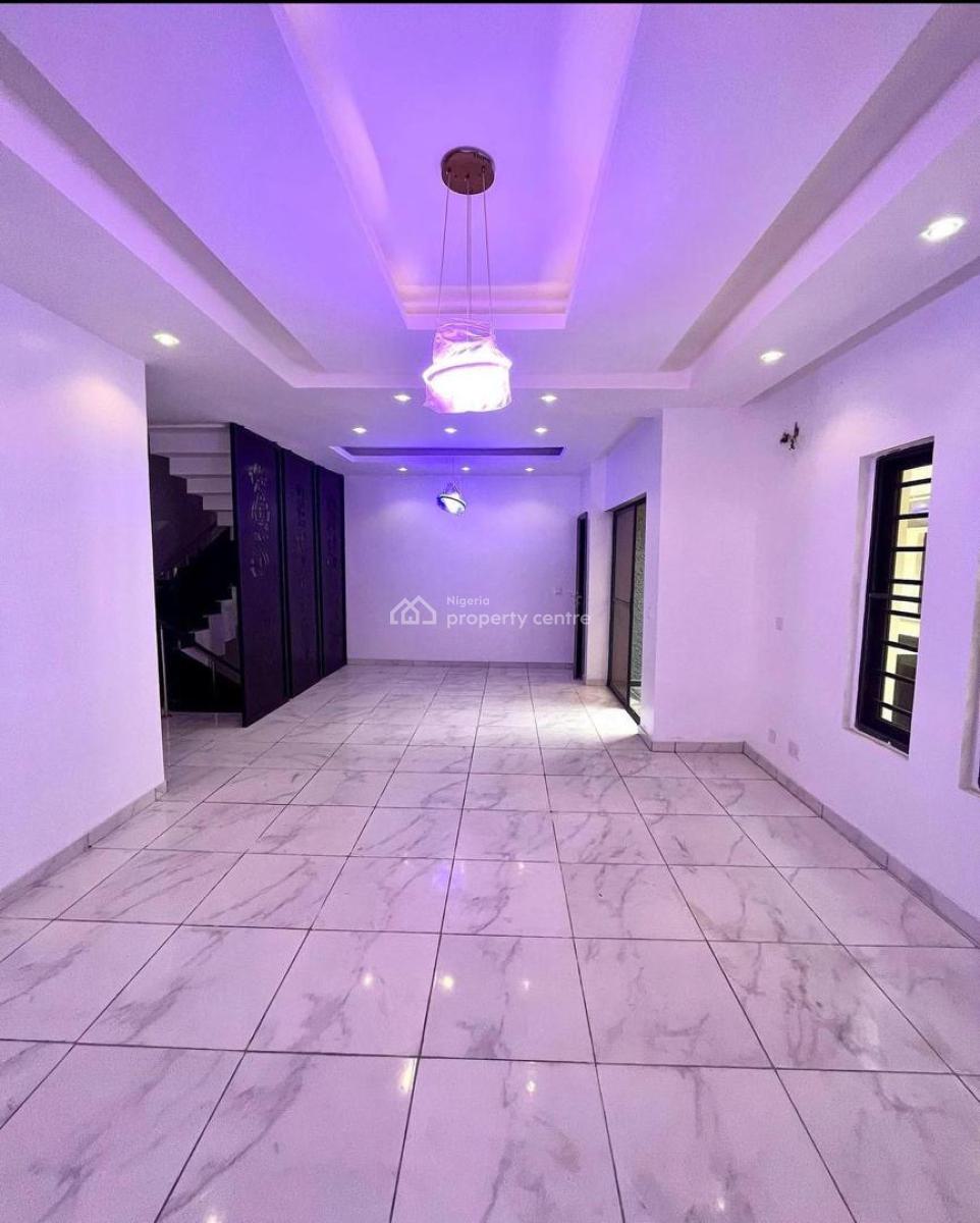 Fully Serviced 5bedrooms Terrace Duplex with Bq and Open Roof, Ikate, Lekki, Lagos, Terraced Duplex for Rent