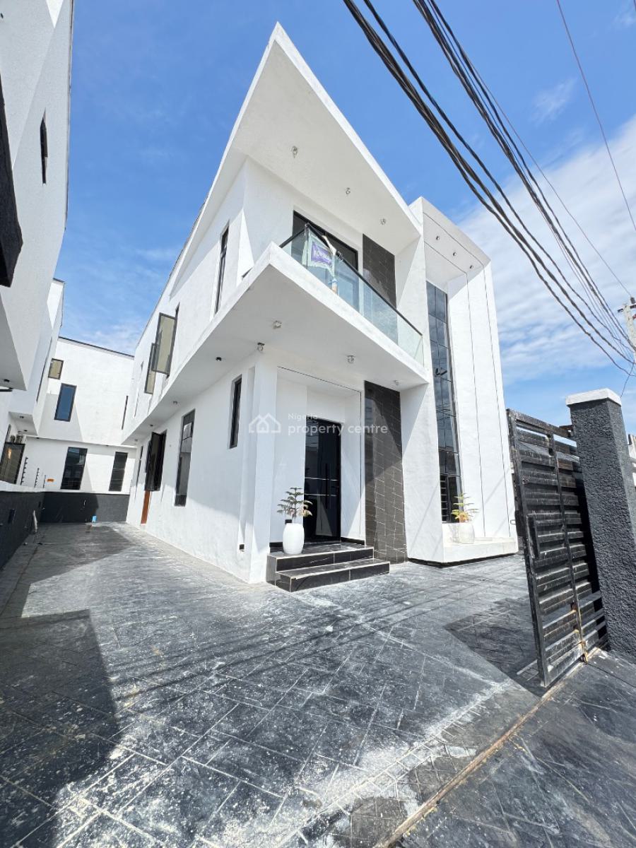 Smart Home 4 Bedroom Detached Duplex with Bq and Security House, Ikota, Lekki, Lagos, Detached Duplex for Sale