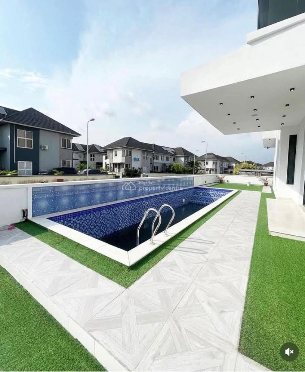 Luxurious 5 Bedroom Fully Detached Duplex with Swimming Pool and Bq, Ajah, Lekki, Lagos, Detached Duplex for Sale