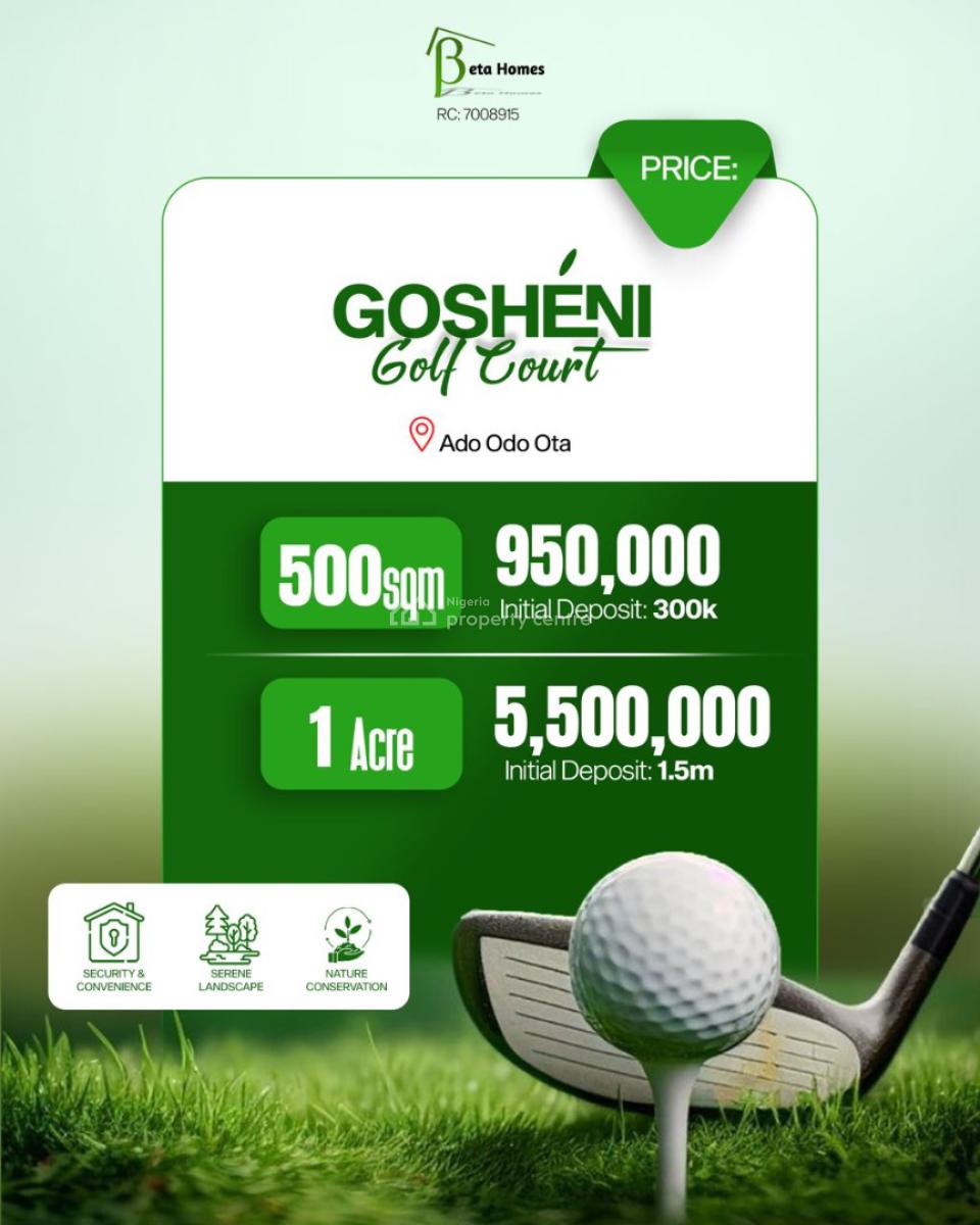 Gosheni Gulf Court, Mowo Ikoga , Ota Side, Ado-odo/ota, Ogun, Residential Land for Sale