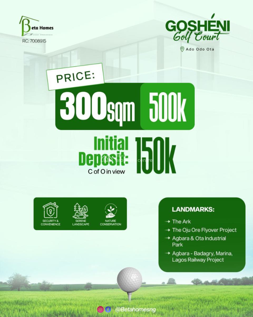 Gosheni Gulf Court, Mowo Ikoga , Ota Side, Ado-odo/ota, Ogun, Residential Land for Sale
