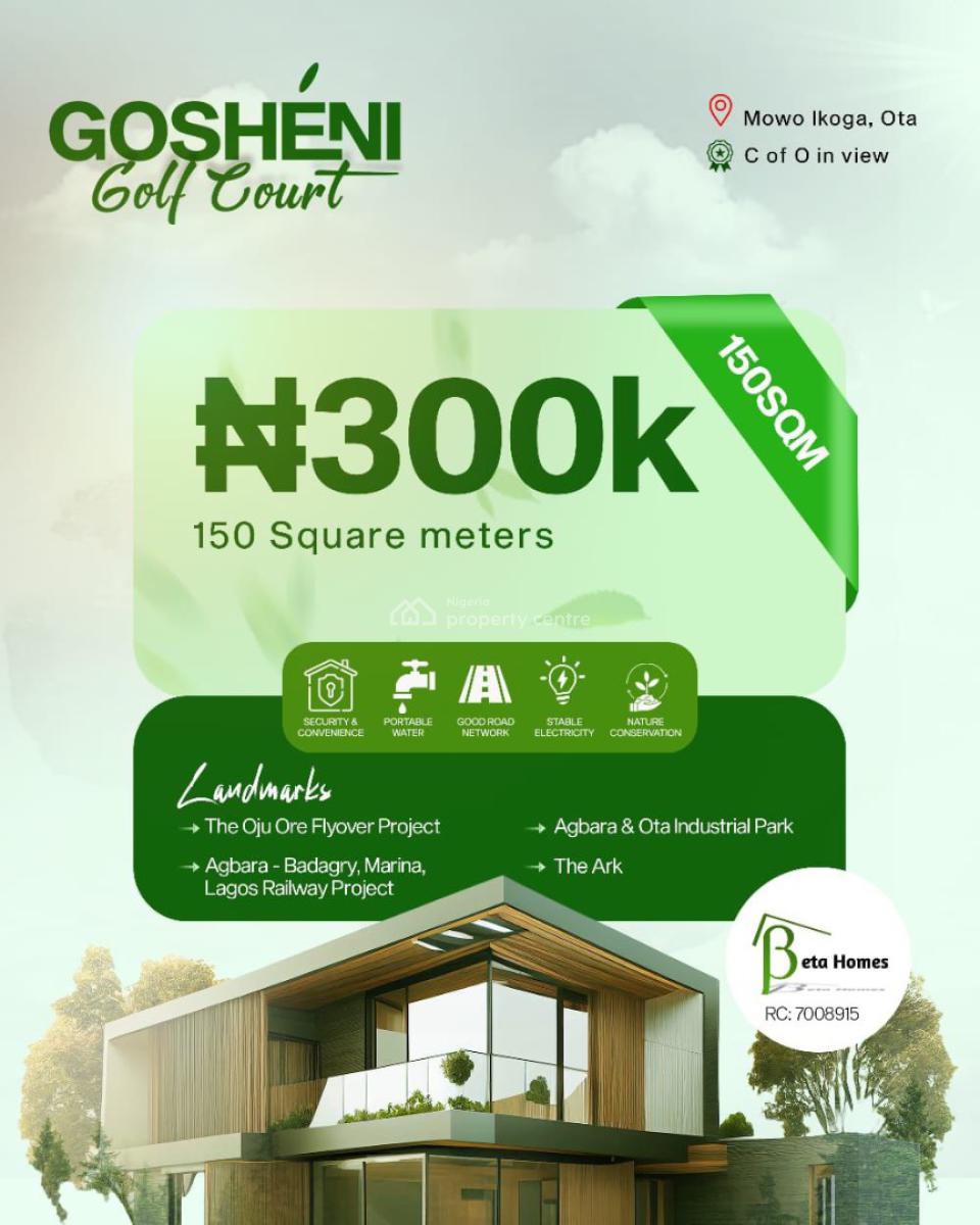 Gosheni Gulf Court, Mowo Ikoga , Ota Side, Ado-odo/ota, Ogun, Residential Land for Sale