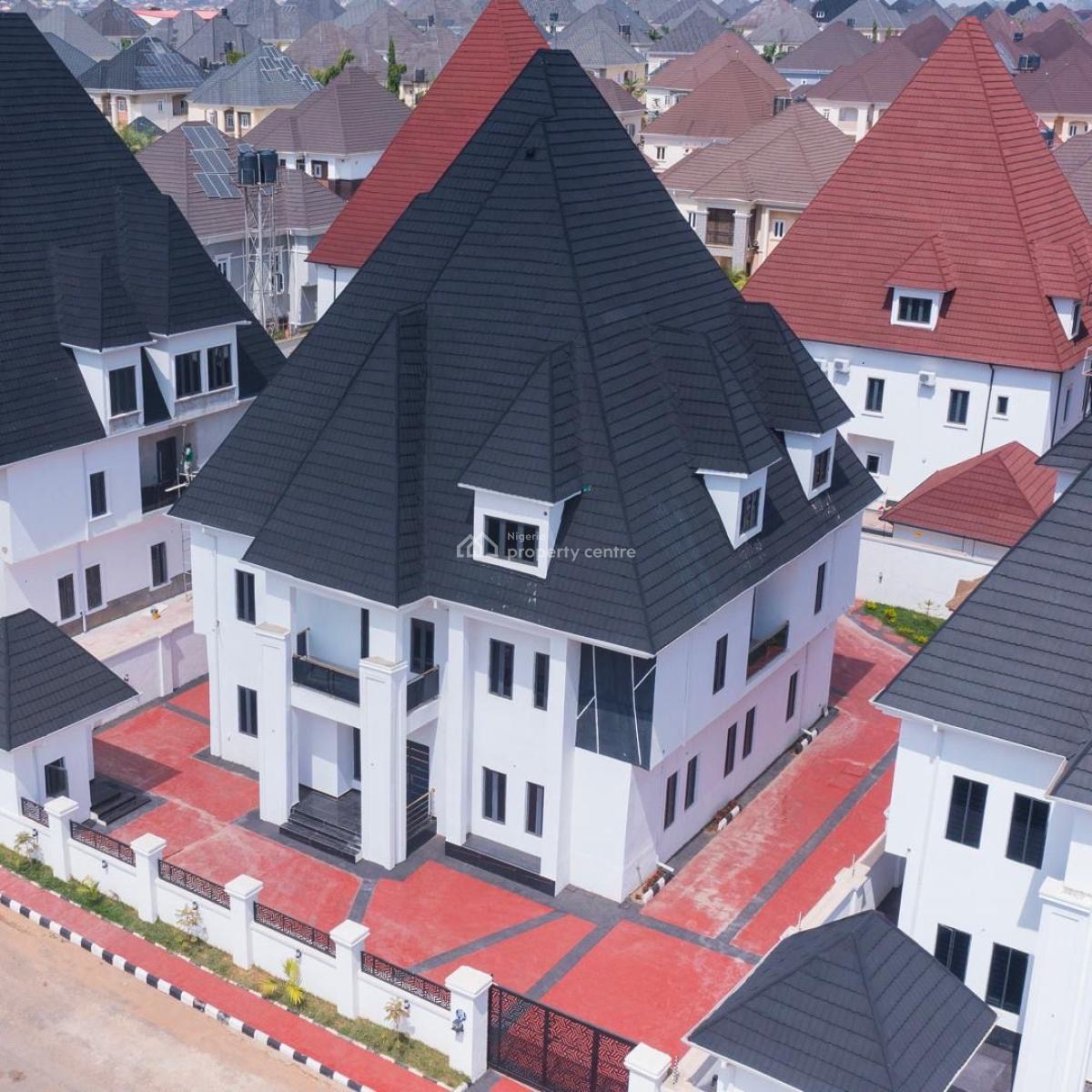 6 Bedroom Detached House with Pent House, Efab Metropolis Estate, Gwarinpa, Abuja, Detached Duplex for Sale