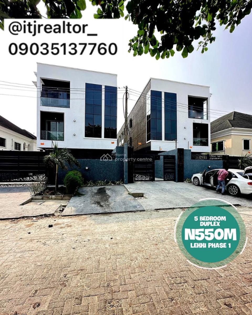 Visually Pleasing 5 Bedroom Detached Duplex with Swimming Pool and Ele, Lekki Phase 1, Lekki Phase 1, Lekki, Lagos, Detached Duplex for Sale