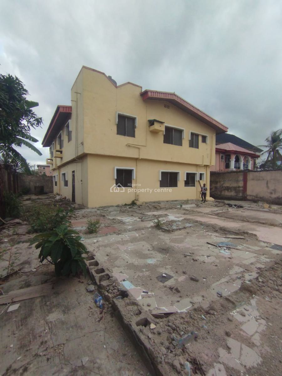 Well Maintained 2 Units of 3 Bedroom Apartment with Setback Land, Ago Palace, Isolo, Lagos, Block of Flats for Sale