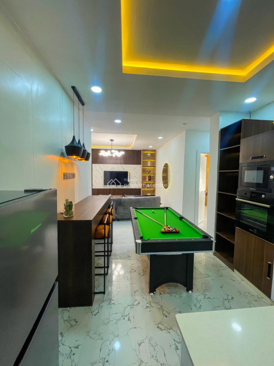 Luxurious 2 Bedroom Apartment with Pool and Snooker, Ikate, Lekki, Lagos, Flat / Apartment Short Let