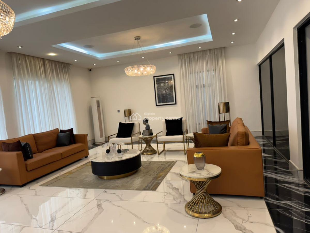 Water Front Luxury 5 Bedrooms Detached House with 2 Rooms Bq, Banana Island, Ikoyi, Lagos, Detached Duplex for Sale