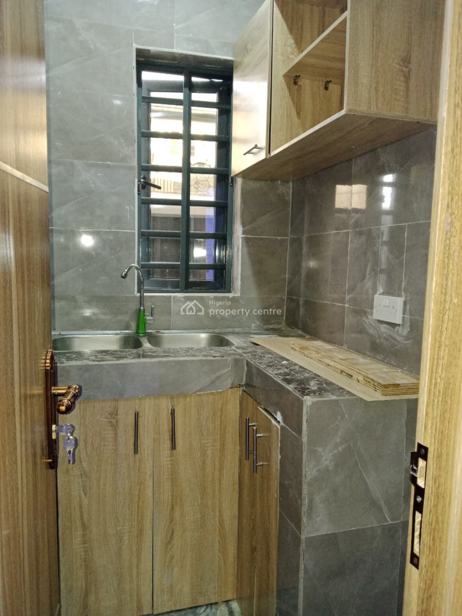 Newly Built Mini Flat with Solar & Free Wifi, Oke Ira, Ogba, Ikeja, Lagos, Mini Flat (room and Parlour) for Rent