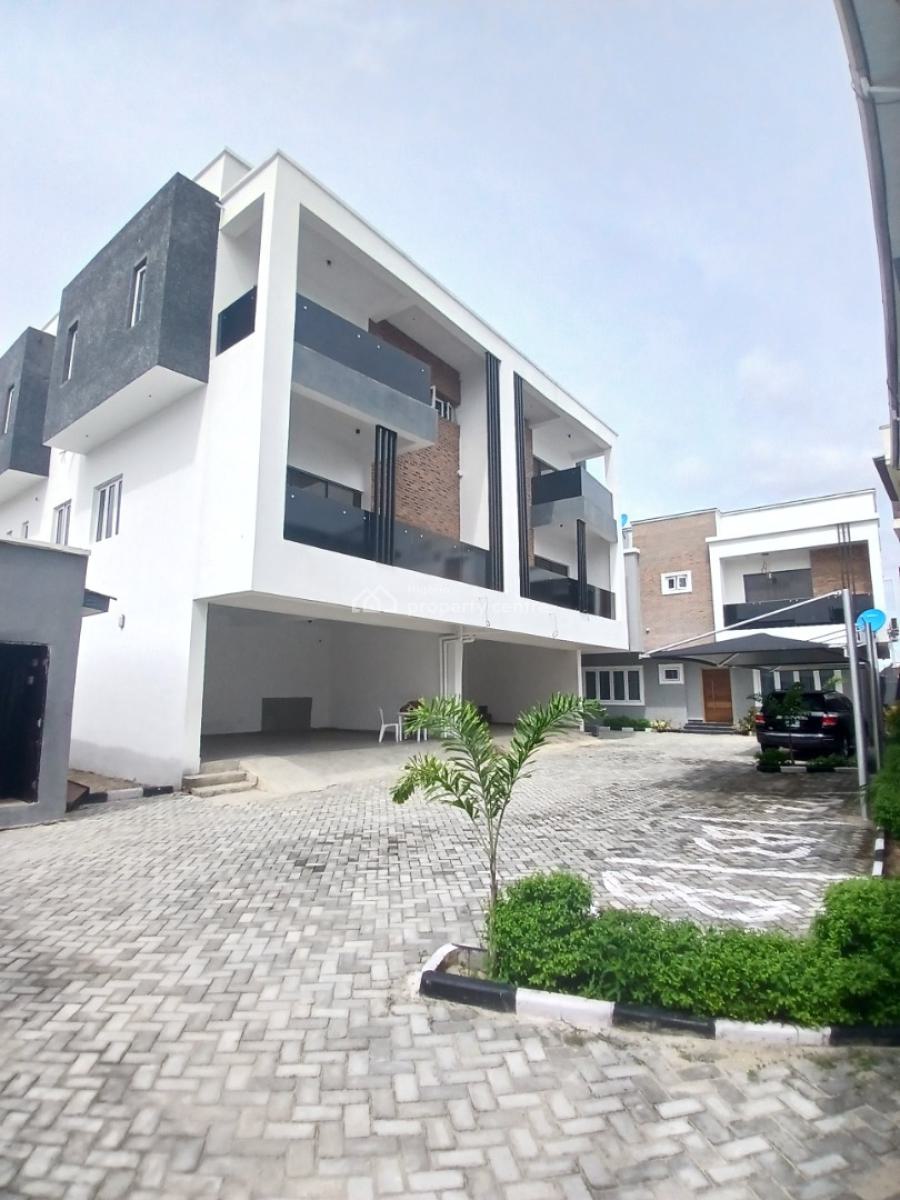 Luxurious 4 Bedroom Semi-detached Duplex with Bq, Ajah, Lekki, Lagos, Semi-detached Duplex for Sale