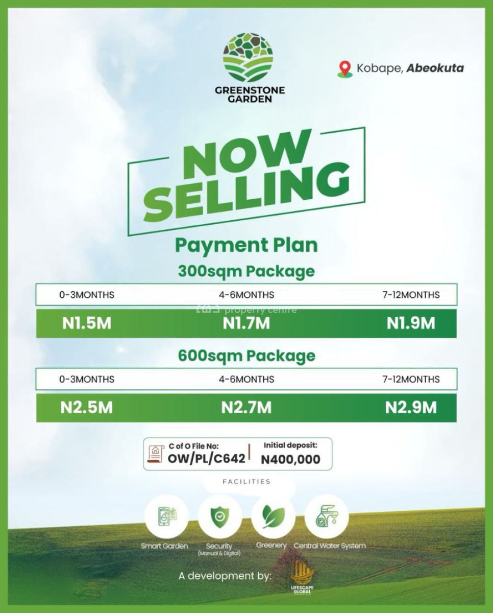 Land That Strategic Located in Private & Governor Project,c of O Title, Kobape Abeokuta Off Muhammadu Buhari Road,near Governor Dapo Housing, Abeokuta South, Ogun, Land for Sale