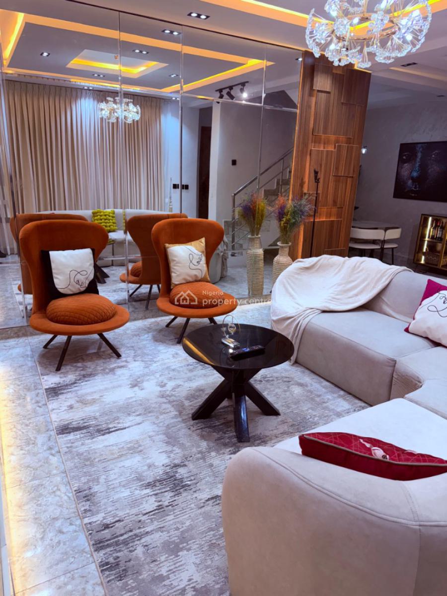 Beautifully Furnished 3 Bedrooms Duplex with Swimming Pool, Salem, Ikate, Lekki, Lagos, Flat / Apartment Short Let