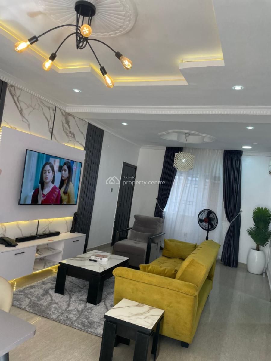 Fully Furnished 2bedroom Private Residential Only Fully Serviced, Off Fola Osibo, Lekki Phase 1, Lekki, Lagos, Flat / Apartment for Rent
