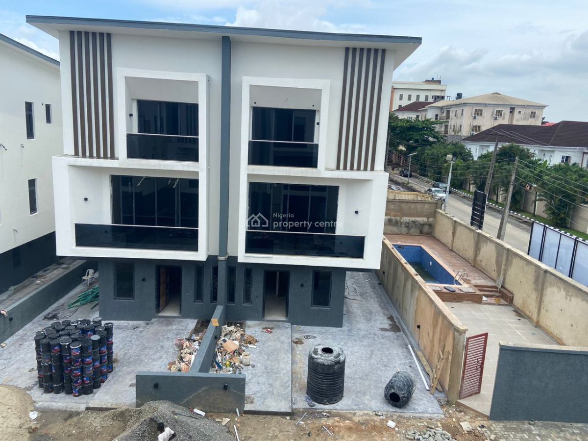 Newly Built 4 Bedroom Semi Detached House with Bq, Off Oba Akinjobi Way, Ikeja Gra, Ikeja, Lagos, Semi-detached Duplex for Sale