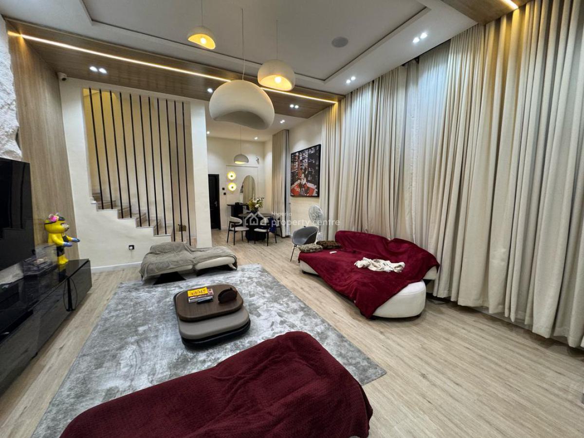Beautiful Furnished 4 Bedrooms Detached Duplex with Boyz Quarter, Chevron Drive Estate, Lekki, Lagos, Detached Duplex for Sale