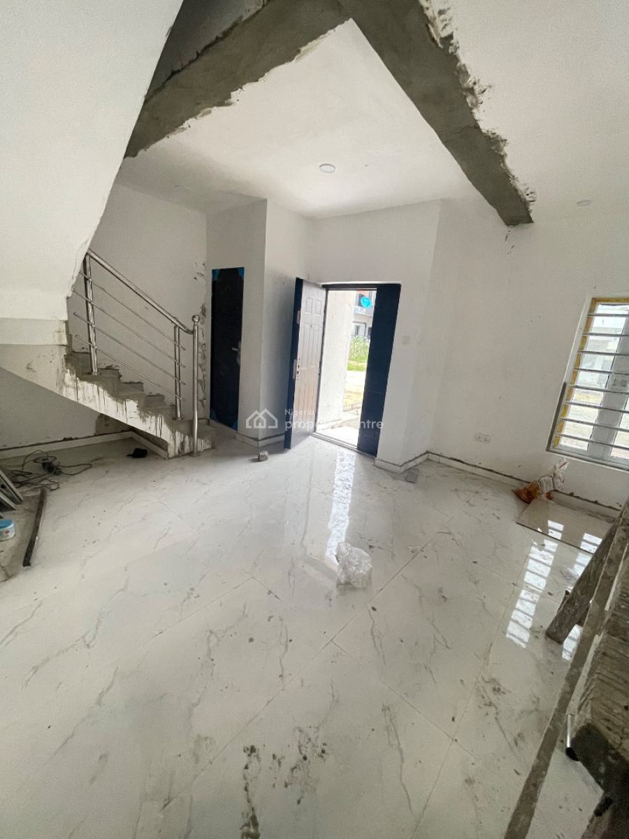 Brand New 4 Bedroom Duplex with Bq, Located Inside an Estate,call to Enter .24 Hours Light, Sangotedo, Ajah, Lagos, Semi-detached Duplex for Rent