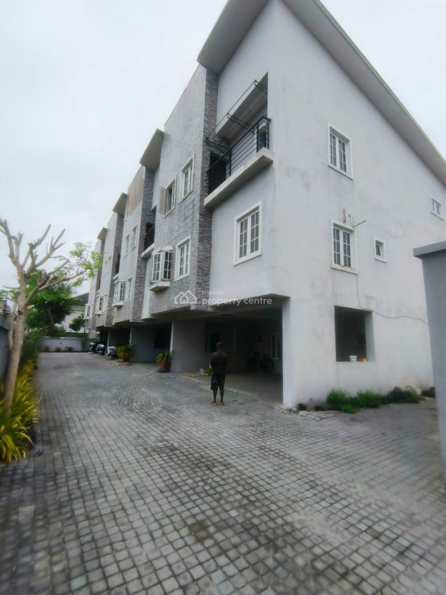 3 Bedroom, Off Freedom Way, Ikate, Lekki, Lagos, Terraced Duplex for Rent