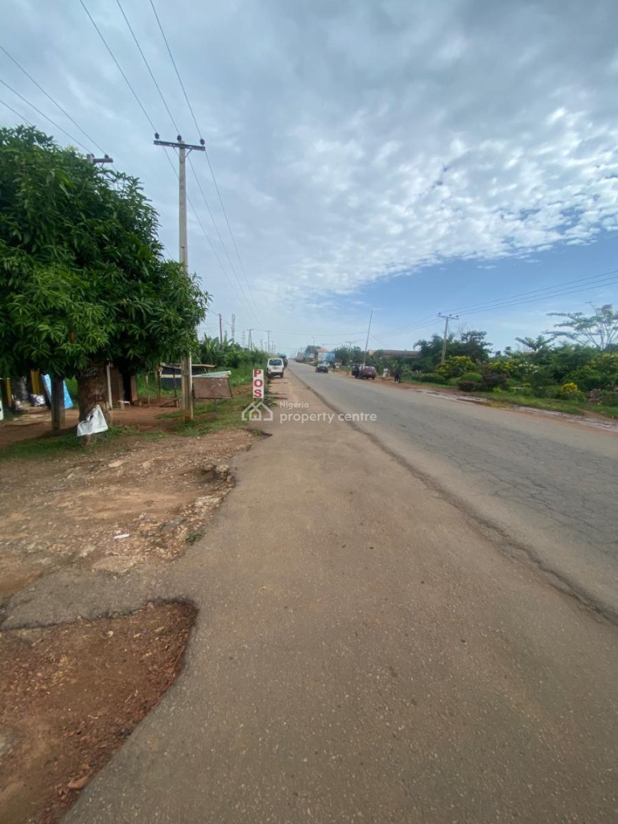 1900 Sqm of Land Facing a Tarred Road, Road Block, Akure, Ondo, Mixed-use Land for Sale