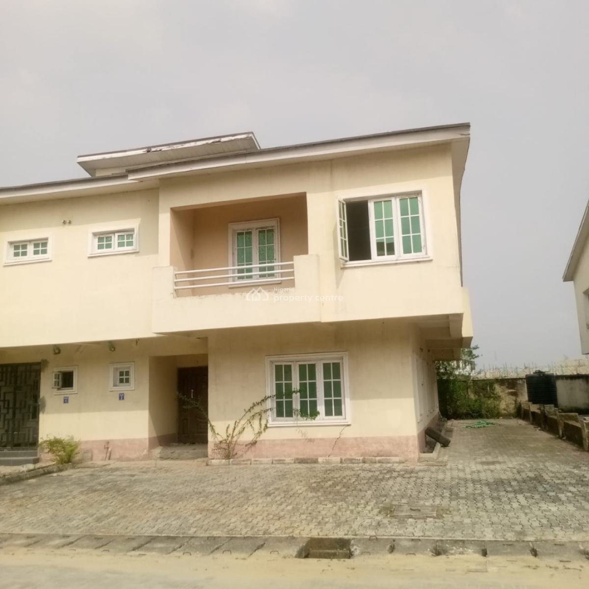 4 Bedroom Semi Detached Duplex Carcass, Lekki Gardens Phase 5, By Atlantic Layout Estate, Ajah, Lagos, Semi-detached Duplex for Sale