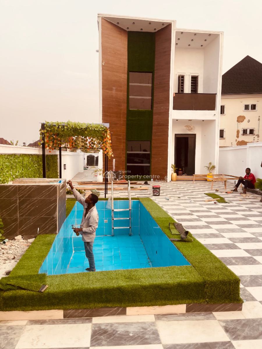 Luxury 5 Bedroom Smart Duplex with Swimming Pool and Gym Room, Heritage Estate 1st Avenue, Festac, Amuwo Odofin, Lagos, Detached Duplex for Sale
